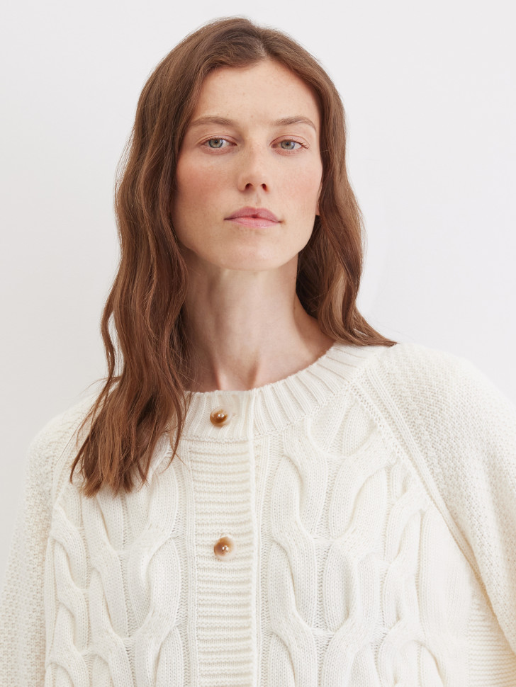 Кардиган с шерстью и кашемиром