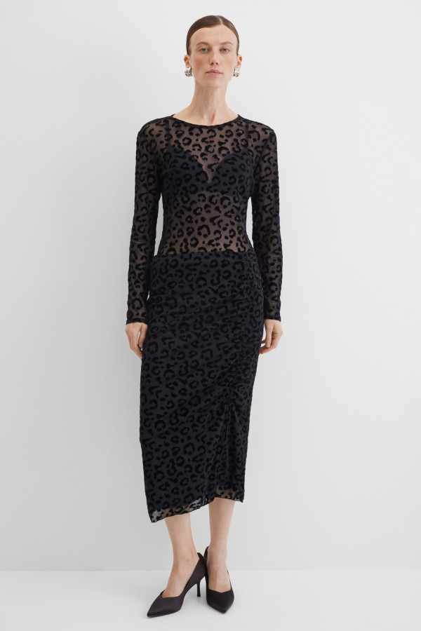 Лонгслив полупрозрачный