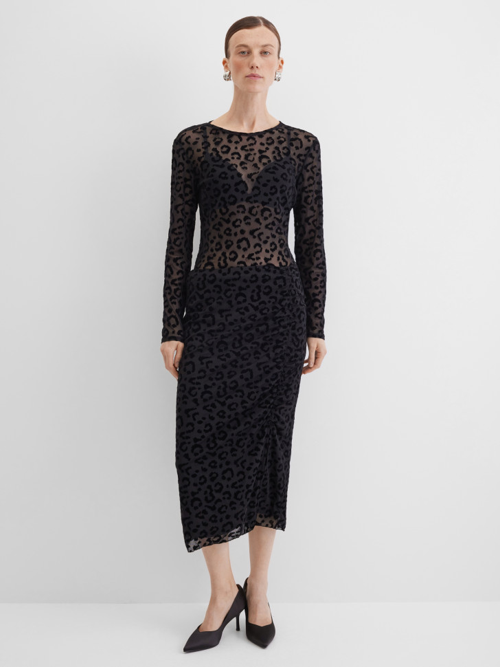 Лонгслив полупрозрачный