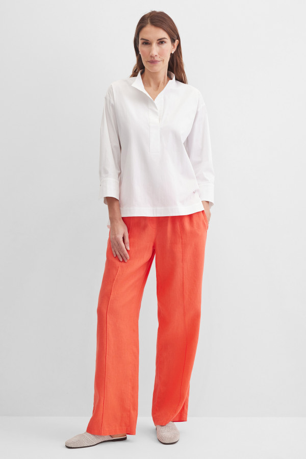 Блузка свободная с рукавом 3/4