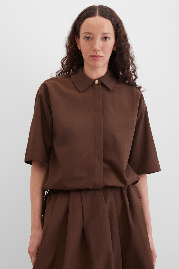 Рубашка укороченная