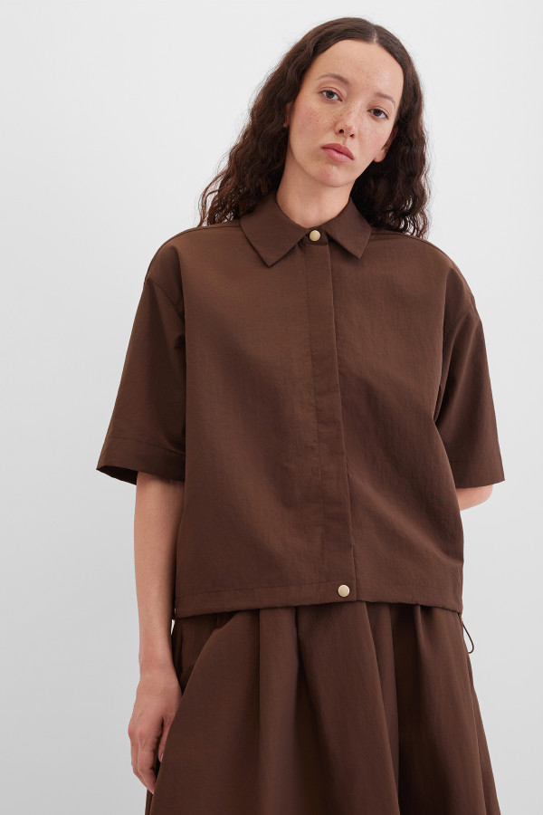Рубашка укороченная