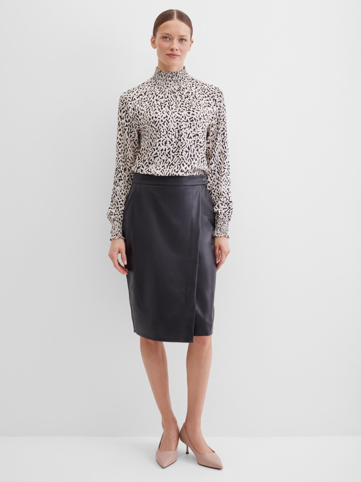 Блуза свободного кроя