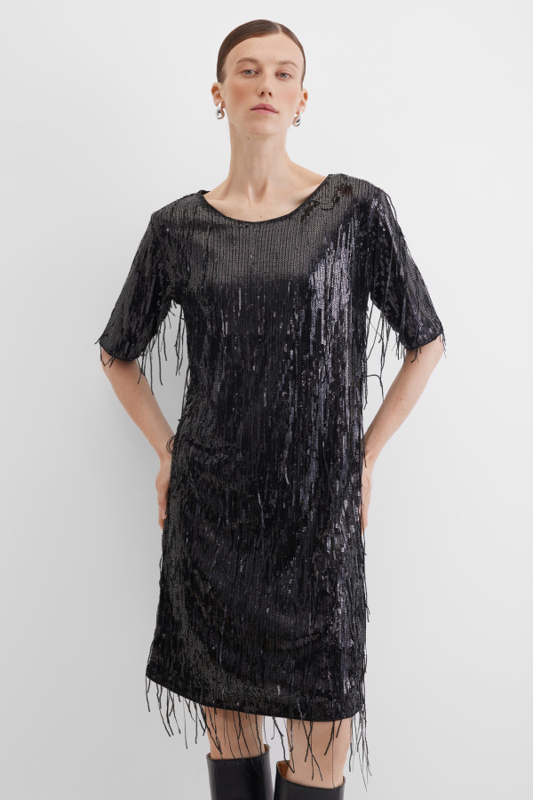 Платье вечернее миди