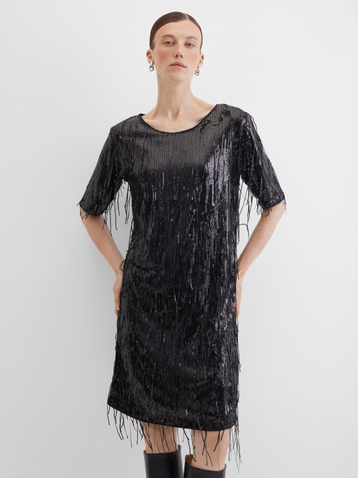 Платье вечернее миди