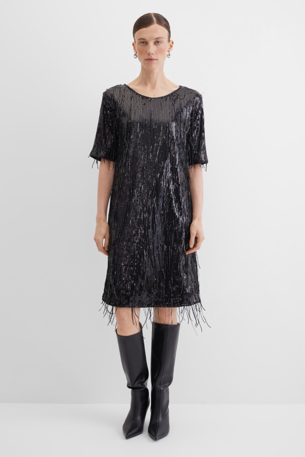 Платье вечернее миди