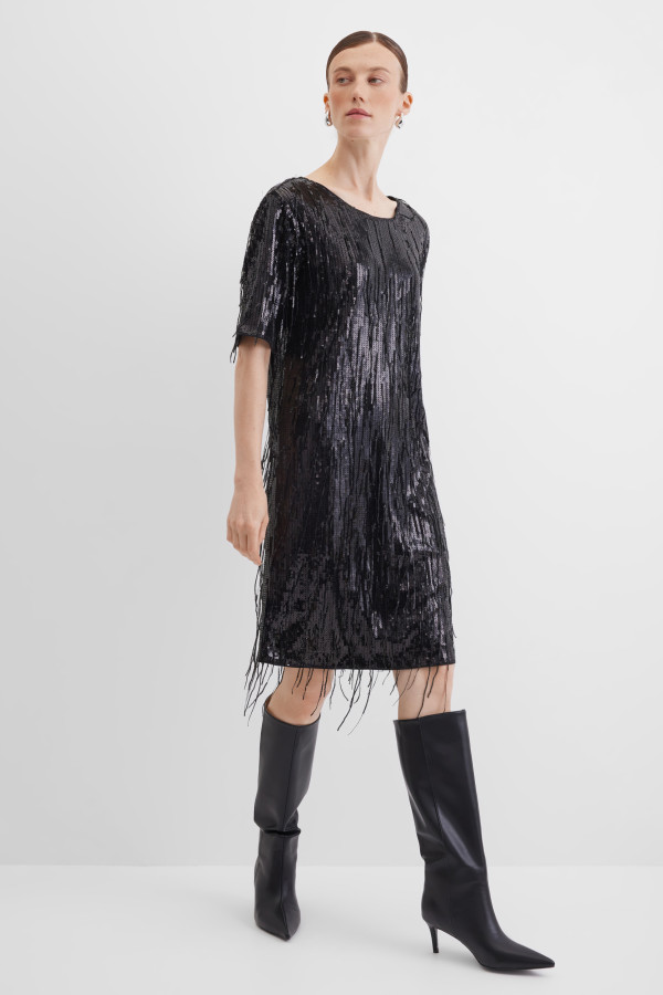 Платье вечернее миди