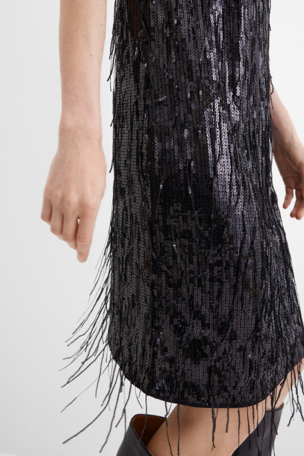 Платье вечернее миди