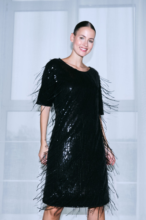 Платье вечернее миди