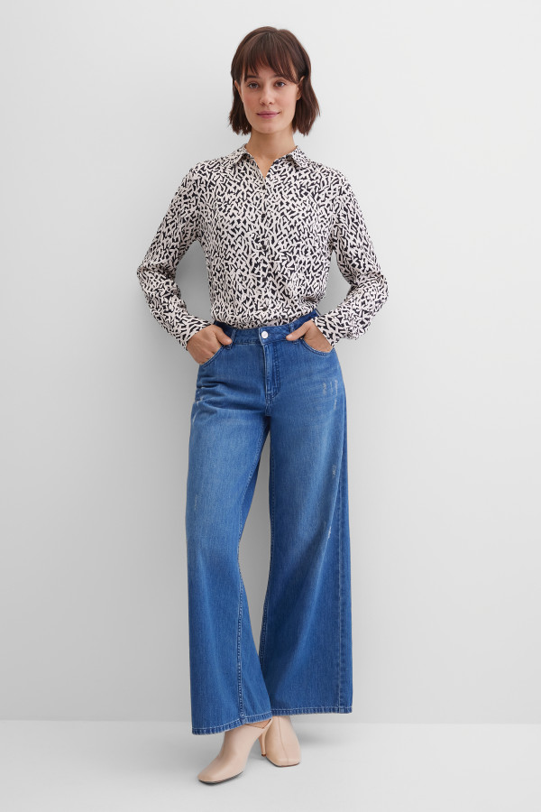 Блуза прямого кроя