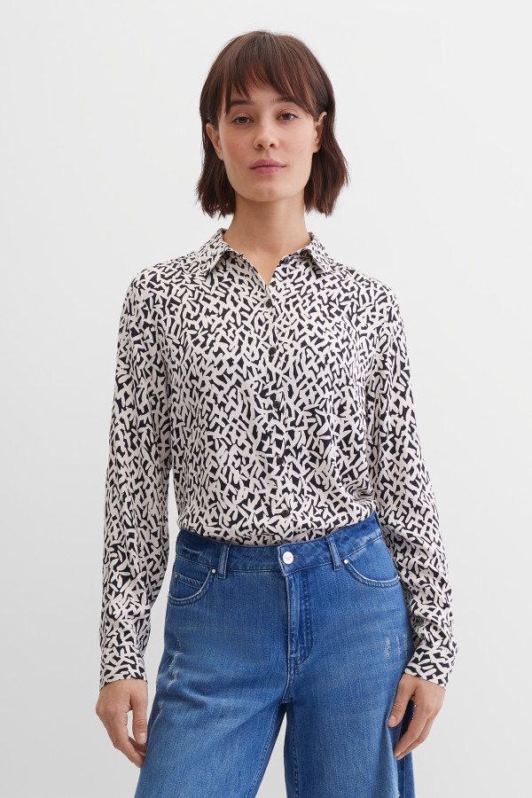 Блуза прямого кроя