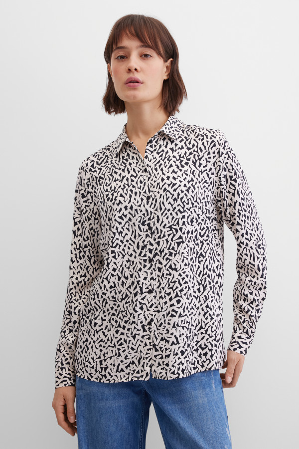 Блуза прямого кроя