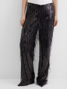 Брюки нарядные с пайетками