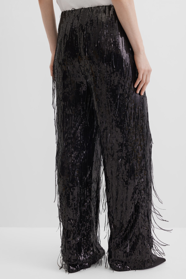 Брюки нарядные с пайетками