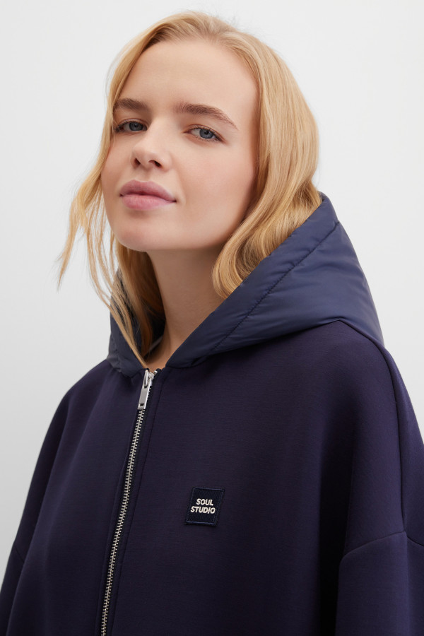 Куртка-толстовка с капюшоном