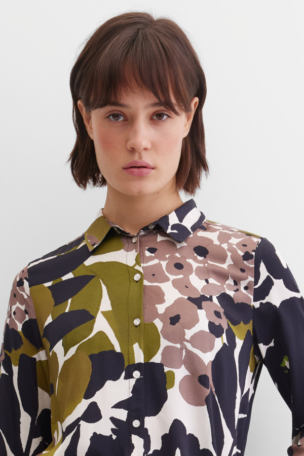 Блуза прямого кроя