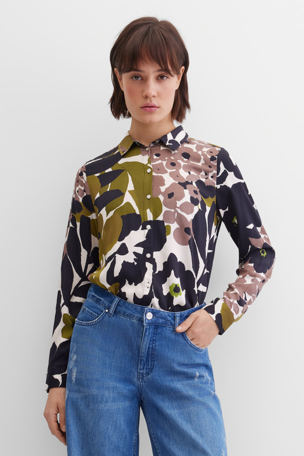 Блуза прямого кроя