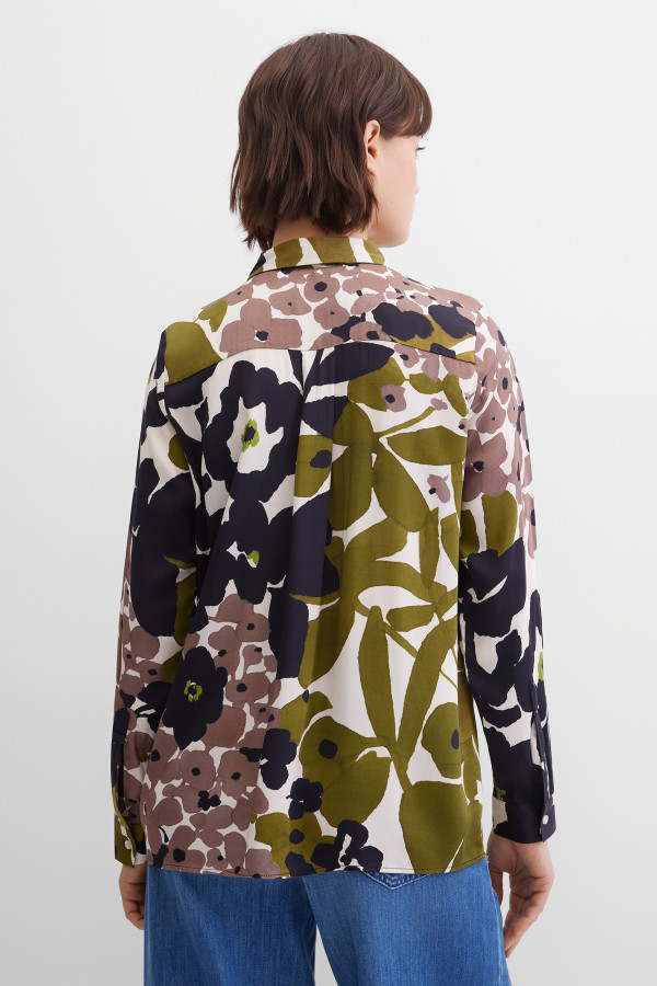 Блуза прямого кроя