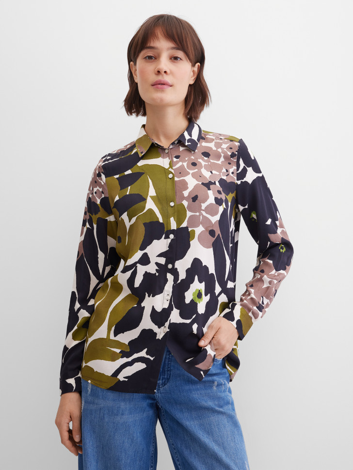 Блуза прямого кроя