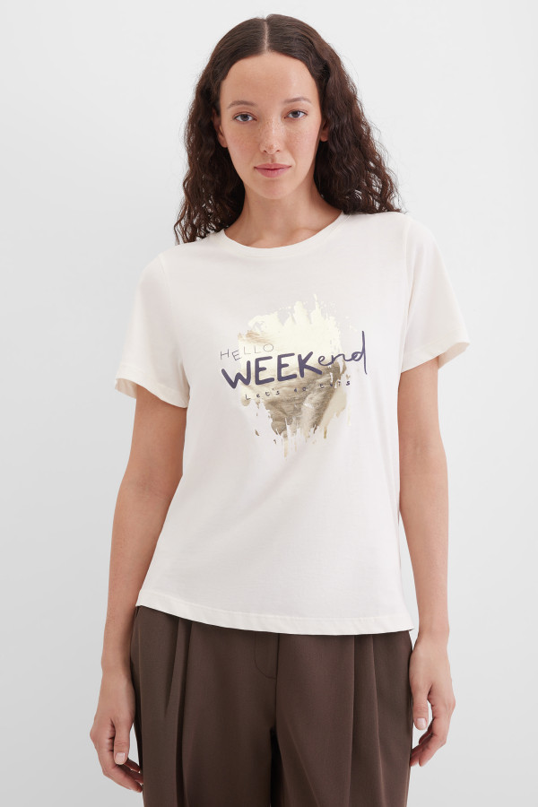 Футболка с принтом