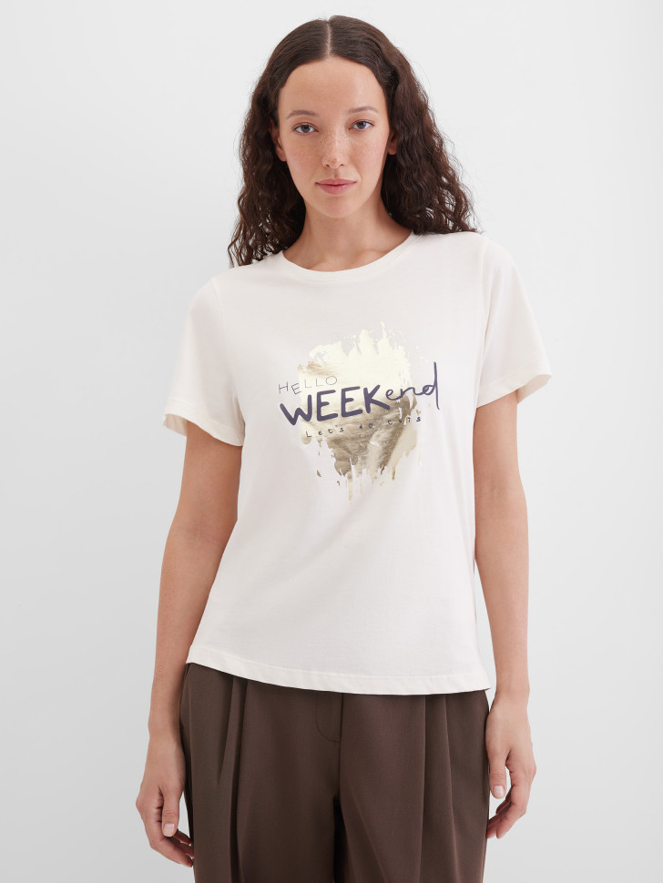 Футболка с принтом