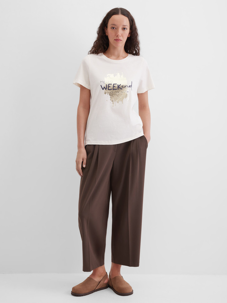 Футболка с принтом