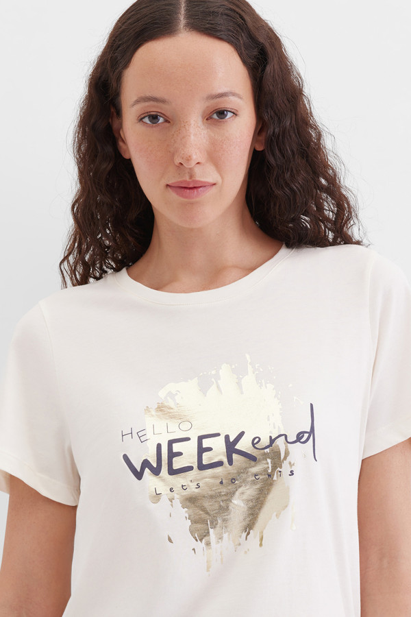 Футболка с принтом