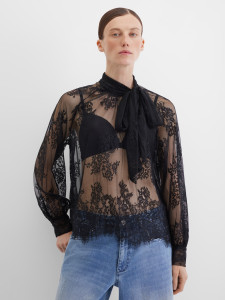 Блузка с длинным рукавом