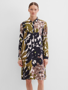 Платье-рубашка миди