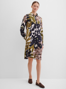 Платье-рубашка миди