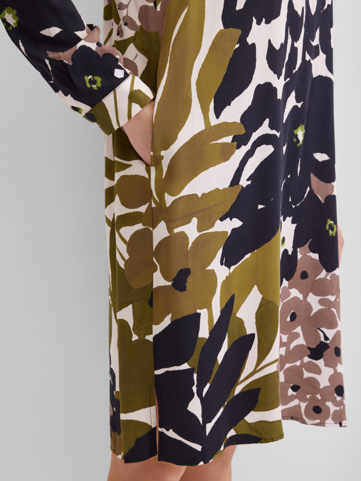 Платье-рубашка миди