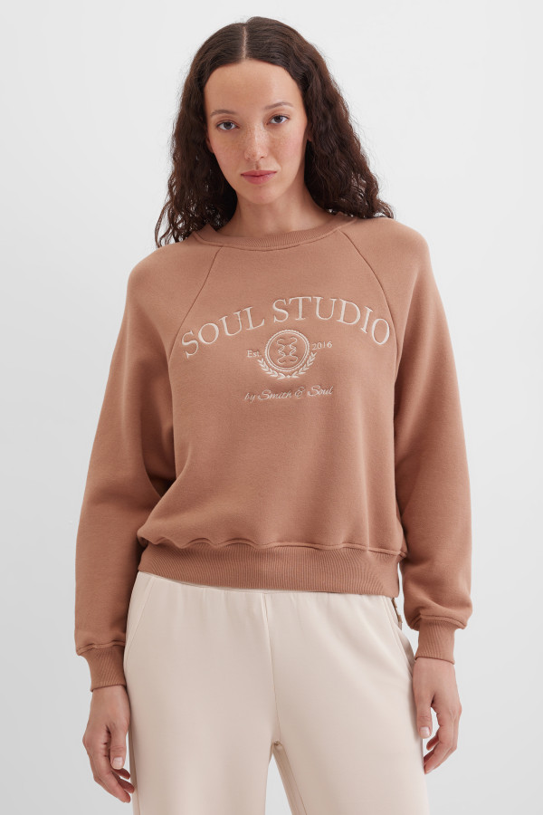 Свитшот укороченный