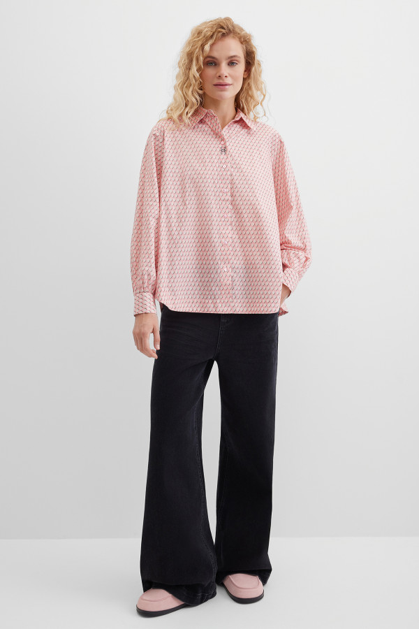 Блузка с длинным рукавом