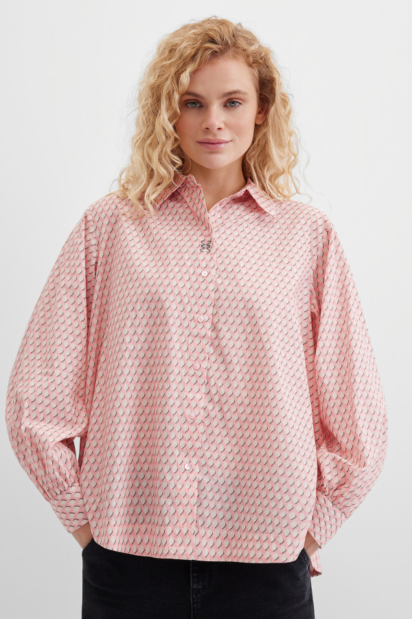 Блузка с длинным рукавом