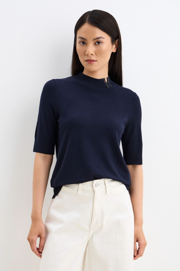 Джемпер прямого силуэта