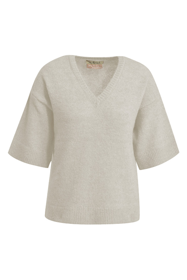 Пуловер с добавлением шерсти