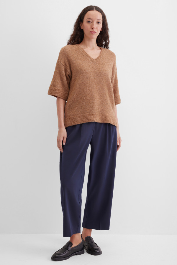 Пуловер с добавлением шерсти