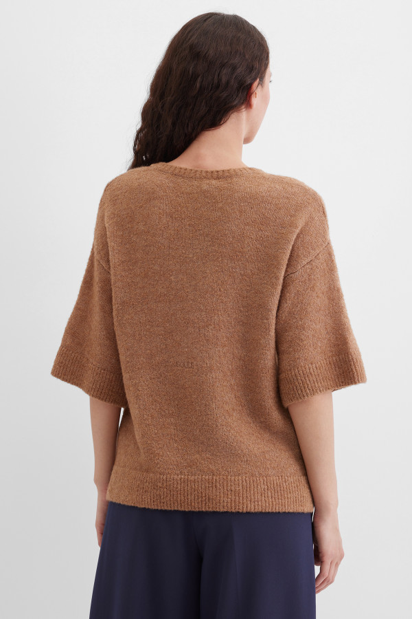 Пуловер с добавлением шерсти