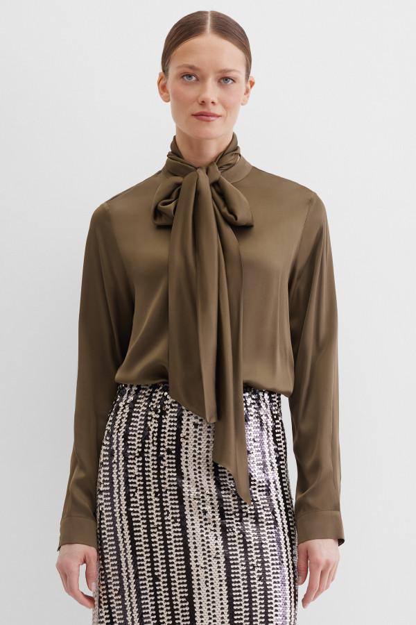 Блуза прямого кроя