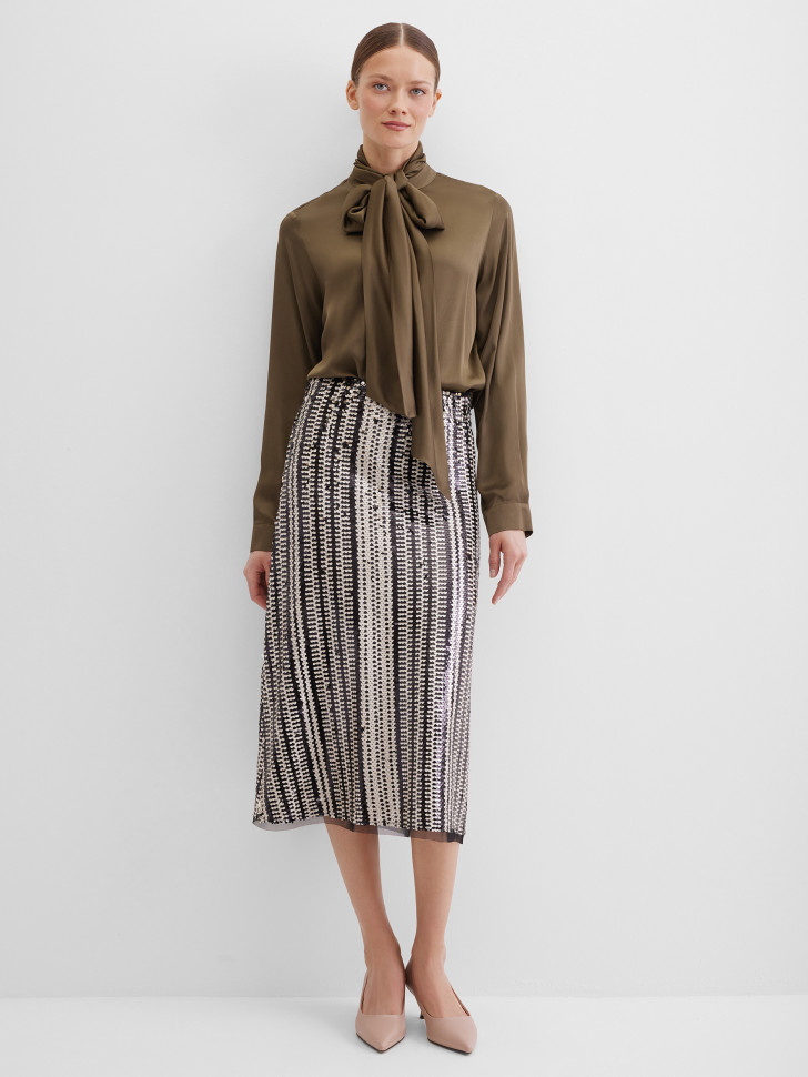 Блуза прямого кроя