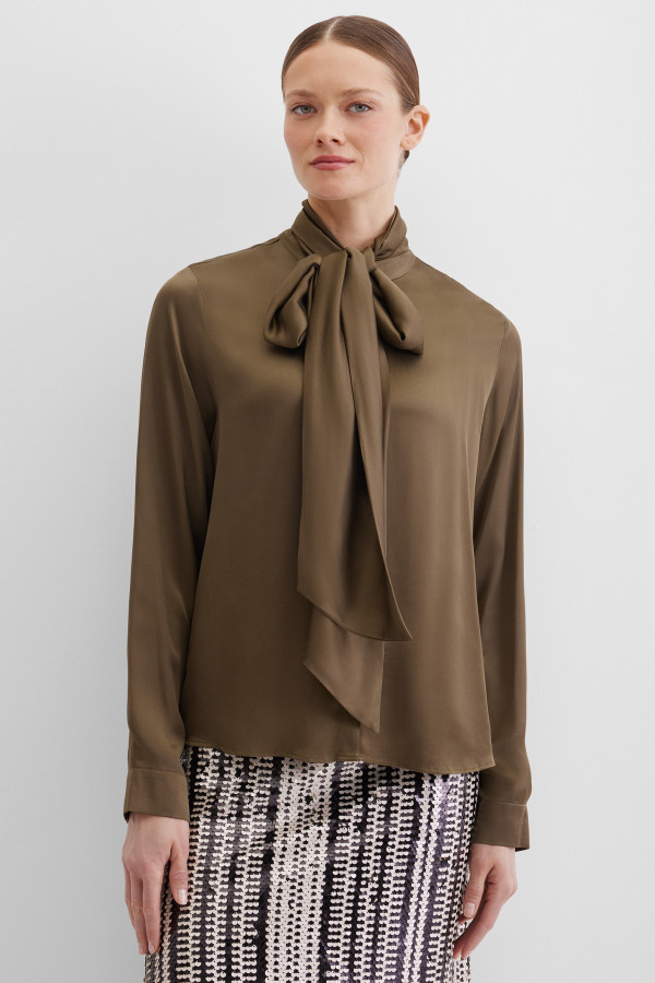 Блуза прямого кроя