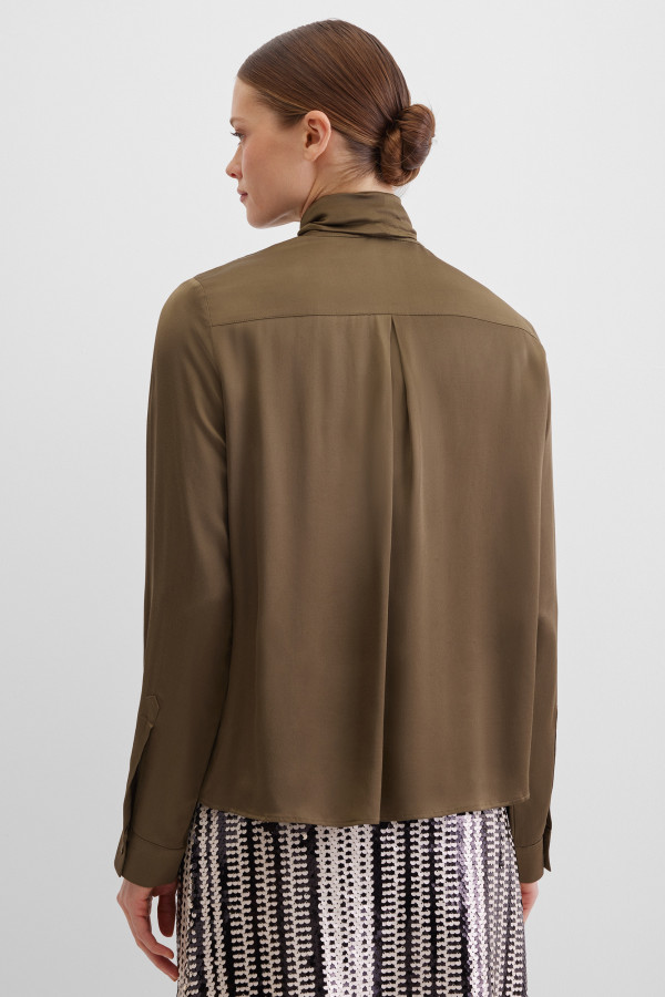 Блуза прямого кроя